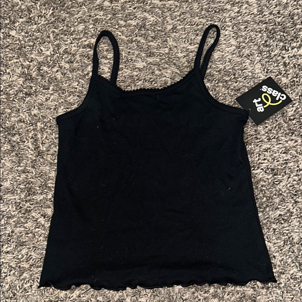 Art Class Black Fitted Sleeveless Camisole
